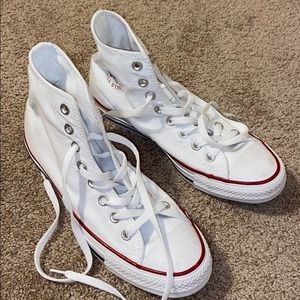 Women’s White High-Top Converse